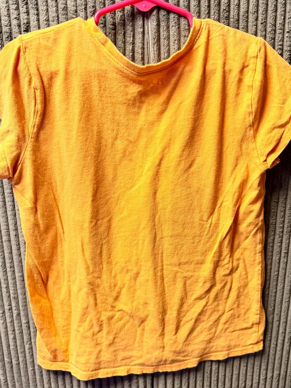 The Children's Place Yellow Tee with Multicolor Tropical Butterfly Graphic
